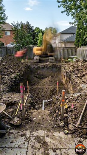 How to build a swimming pool in your garden #CapCut #basicsconstructions #pool