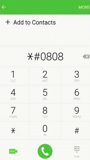 Samsung all mobile phone USB settings