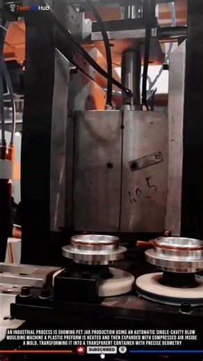 Innovation PET Jar Blow Moulding Machine for High Speed Container Forming #tech