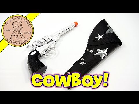 Cowboy-Dave Shootin' A Toy Cap Gun ** Bonus Lightning Strike!!! **
