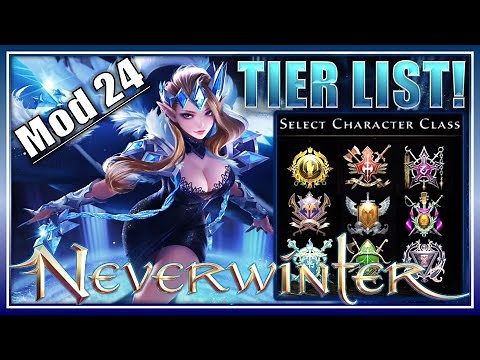 ALL Classes Ranked for ENDGAME in Mod 24 (tier list) BEST to WORST Class in Neverwinter!