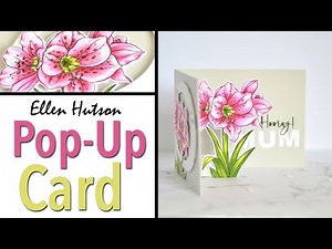 How to Make a Pop Up Card with Flowers - The Easy Way!