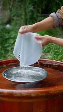 I Turned Hard Green Beans into Transparent Silk! 🟢✨ #TradThreads #Handmade #Satisfying