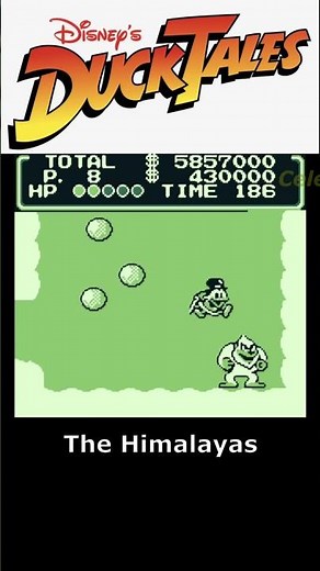 DuckTales GB 🏔️ Himalayas Boss Fight! Scrooge’s Toughest Battle #Shorts