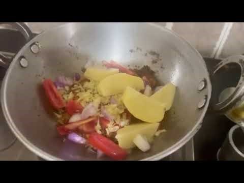 Cooking pork with axone |akhuni| #porkcurry
