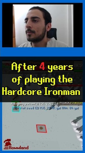 Rowwland losing his 4 year HCIM status #osrs