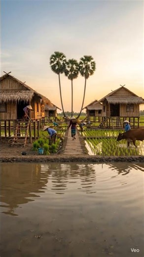 “Abandoned Farm Village Restored Into a Golden Paradise”