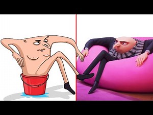 Despicable Me 4 Funny Drawing Meme | Funny Minions and Gru - Part 4