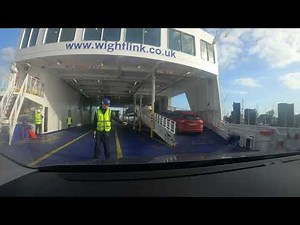 Wightlink Ferry from Lymington to Yarmouth, Isle of Wight, United Kingdom
