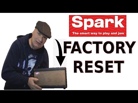 Positive Grid Spark 40 Amp FACTORY RESET