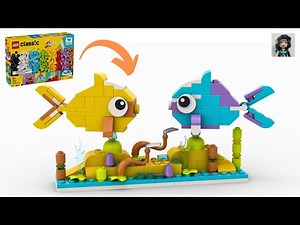 FISH Lego classic 11044 ideas How to build
