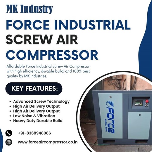 Force Industrial Screw Air Compressor