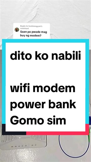 Gomo Sim: Affordable Wifi Modem with Power Bank Connection
