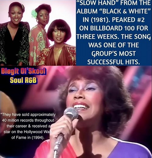 THE POINTER SISTERS - SLOW HAND. (1981).
