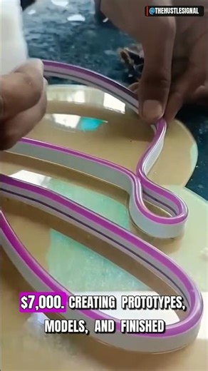 Sign makers reveal $3000 machine that turns $16 parts int #SignMakingMachine #FlexibleLedCordBending