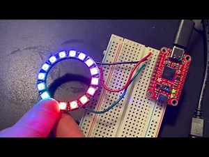 Testing FT232H with NeoPixels on Windows PC