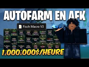 MACRO AUTOFARM EN AFK SUR FISCH ROBLOX! V3