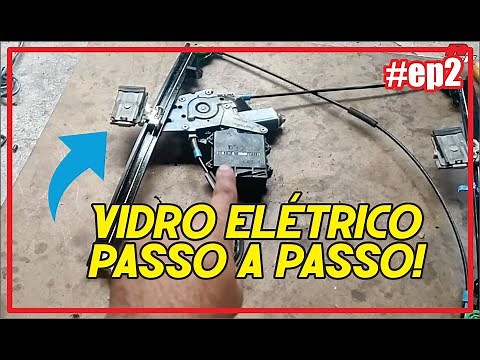 [TODOS OS DETALHES]COMO REPARAR E TROCAR CABO DE AÇO MÁQUINA DE VIDRO ELÉTRICA #ep2 #vidroeletrico
