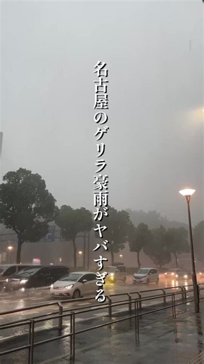 名古屋のゲリラ豪雨がヤバすぎる #vlog #ゲリラ豪雨 #名古屋 #雷 #ヤバい