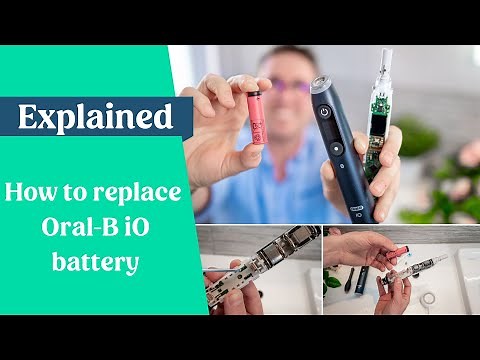 How to replace an Oral-B iO battery