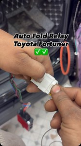 Side Mirror Closer Relay Installed in Toyota Fortuner 🔑🚘 Now enjoy automatic ORVM fold & unfold directly with your car key ✨ Lock the car ➝ Mirrors fold Unlock the car ➝ Mirrors open ✅ Smart & premium feature ✅ No wire cut installation ✅ Safe, reliable & OEM-style fitment Upgrade your Fortuner with comfort, safety & style — only at Royal Car Care 👑 📞 97953 12345 📍 Nadesar, beside Om Sai Mandir, Varanasi #toyota #caraccessories #carlovers #explore #followers | Royal Car Care