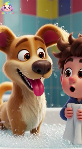 🐶🫧 My Dog Took a Bubble Bath! | Funny 3D Animated Cartoon