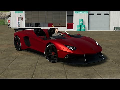 Lamborghini Aventador J - Farming Simulator 2022 [FS 22 LS 22 Car Mod]