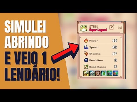 VEIO 1 LENDÁRIO NESSE SIMULADOR DO BOMB CRYPTO