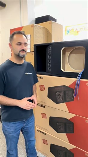 113K views · 1.5K reactions |  New Product Drop  Kicker's Single 12" Ported Birch Box is  (double baffled..mult-braced, no PORT NOISE!) Forget Dropping $1000s on a custom box - Just Pick Up The New Kicker Solo X box and thank me later  https://hi-techcaraudio.com/kicker-49vul7x12/ #hitechcaraudio #caraudiofab #caraudiofabrication #big5electronics #PioneerElectronics #rockfordfosgate #kickeraudio | Hi-Tech Car Audio | Facebook