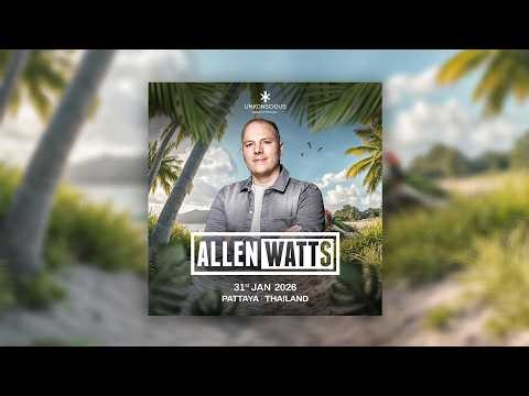 Allen Watts Live @ Unkonscious Festival 2026 #unk26 Pattaya, Thailand.