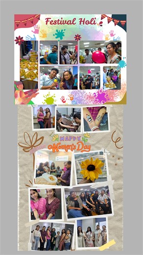 Celebrating the Holi & Women's Day