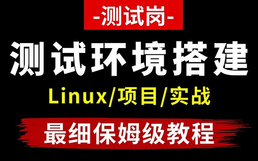 全网最细！软件测试（项目测试环境搭建）教程，零基础入门精通软件测试！