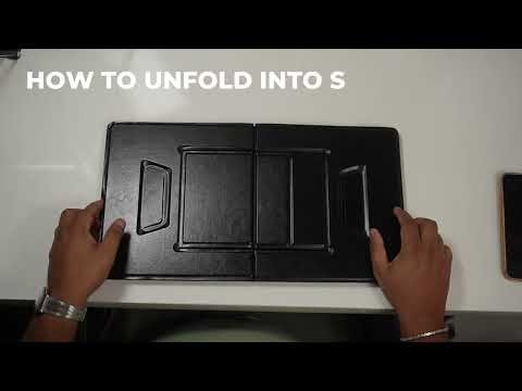 FoldMate Tutorial: How to Fold and Unfold Your Portable Laptop Desk in Seconds