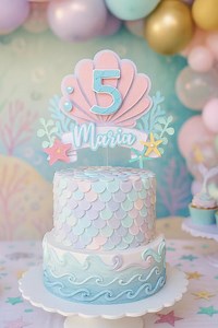 Mermaid Cake Topper,: Under the Sea Birthday Party Decoration - Etsy