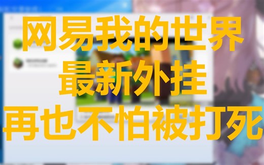 【航叔】网易我的世界最新外挂，不用担心对方开外挂打死你了！致网易管理员，你随便封号，我不玩了！