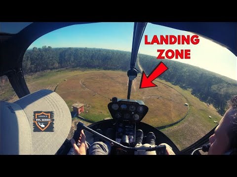 PPL Helicopter Lesson - Confined Landings