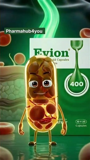 Evion 400 mg Capsule – Uses & Benefits (Vitamin E Supplement) #pharmacy#shortvideo