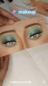 mermaid eyes makeup tutorial #makeuptutorial #eyesmakeup #makeup #eyemakeup #foryou #viral #shorts