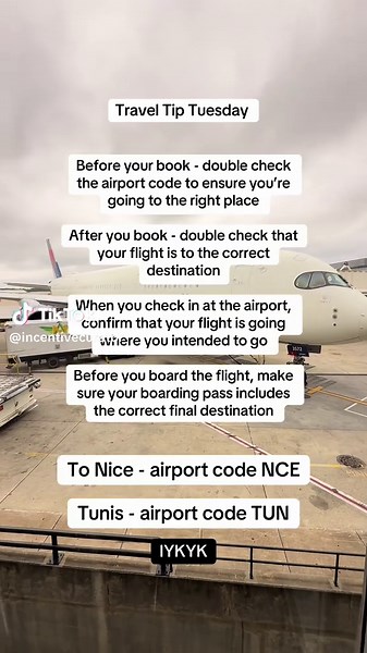 Even if an airline agent books your ticket, STILL DOUBLE CHECK! #IYKYK #tonicevstunis #traveltip##traveltiktok #IncentiveCurator