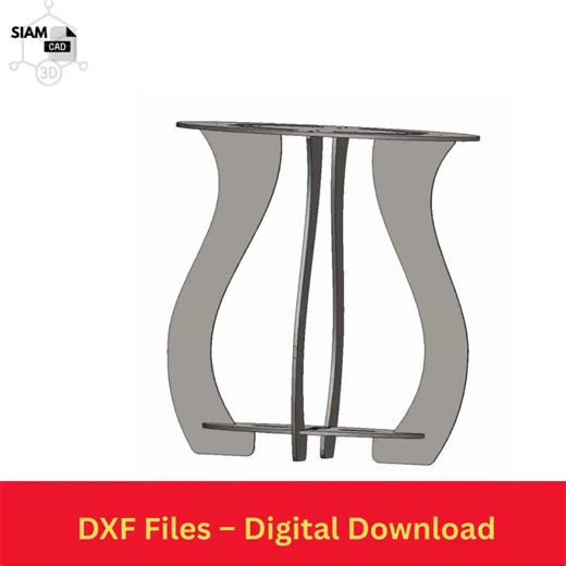DIY Metal Side Table Welding Kit DXF File: CNC Laser Cut Project (digital Download) - Etsy
