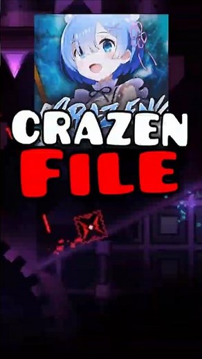 The Crazen File In Geomtry Dash #geometrydash #gd #gaming