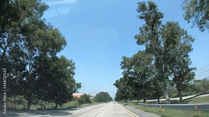 Pov Hyperlapse Driving a car Travel by car from Bangkok to Chiang Mai 20-10-2020