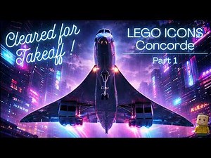 LEGO Icons Concorde Build Series Begins! | Part 1 | Aviation LEGO