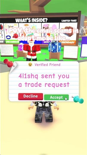 POV: adopt me scams #pov #scam #art #roblox #adoptme #viral #blowup #shorts #fy #dance #pets #cute