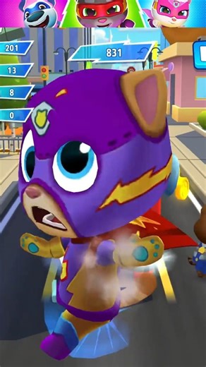 Talking Tom Gold Run Princess Angela VS Talking Tom Hero Dash Mighty Ginger Funny Fails & Falls