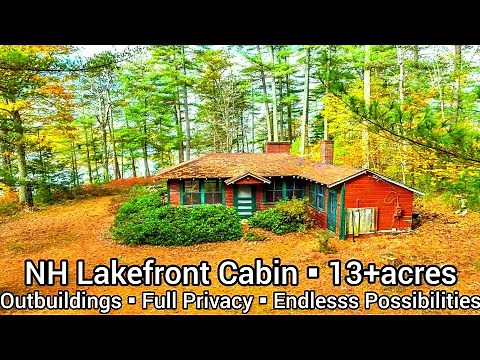 New Hampshire Waterfront Property For Sale | 13+ acres | New Hampshire Lakefront Cabins