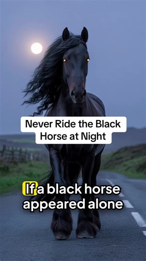 Beware of the Black Horse in Irish Folklore