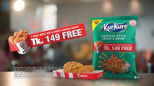 314 reactions · 16 shares | Now with every promo pack of Kurkure and Lays Pastazz you give us at KFC, you get a Hot & Crispy chicken  worth Tk. 149 for free!! ❤️ For more details, visit: https://kfcbd.com/offer-terms-conditions | KFC Bangladesh | Facebook