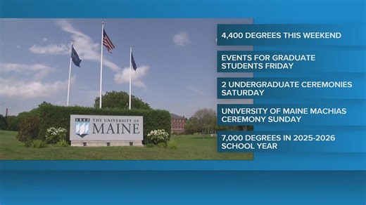 Graduation weekend is underway for thousands of Maine students
