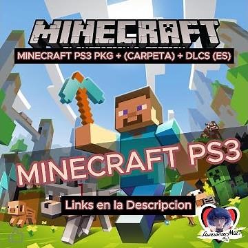 MINECRAFT PS3 PKG +MINECRAFT PS3 CARPETA + DLCS ESPAÑOL #ps3cfw #ps3hen #minecraft #minecraftshorts